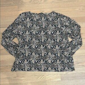 Women's Snake Print Mario Serrani Top